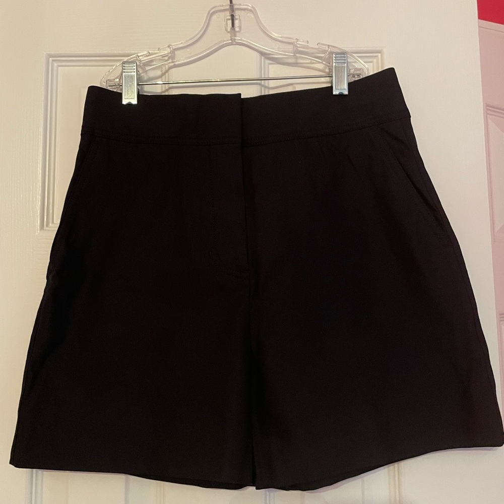 Babaton black high waisted tailored shorts